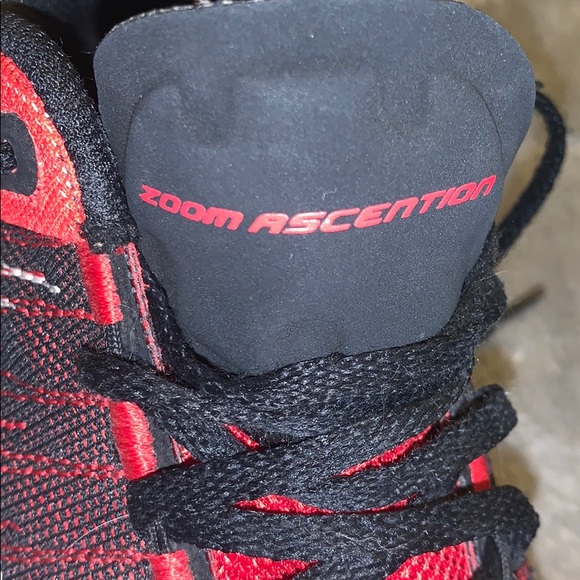 Size 5 Y Nike Zoom Ascention Basketball ? Shoes Red Black